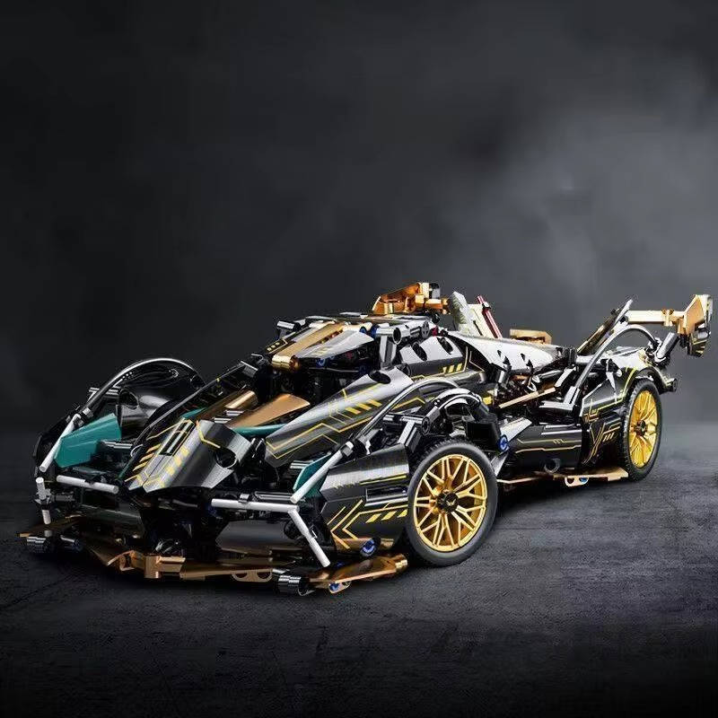 Dynamic Racer Construction Set with Functional Steering and Suspension, 1690 Pieces