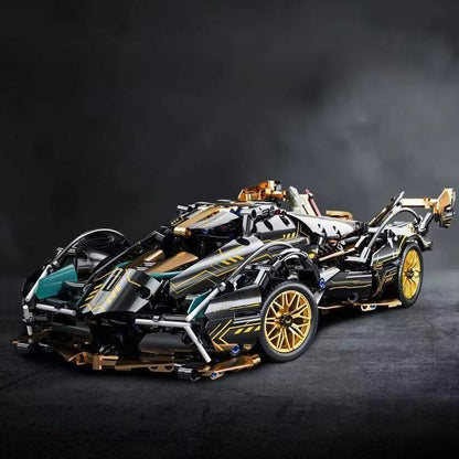 Dynamic Racer Construction Set with Functional Steering and Suspension, 1690 Pieces