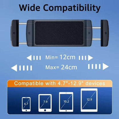 360-Degree Tablet Car Mount with Secure Suction Grip
