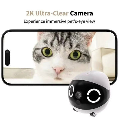 Smart Rolling Pet Monitor with 2K Video and App Control