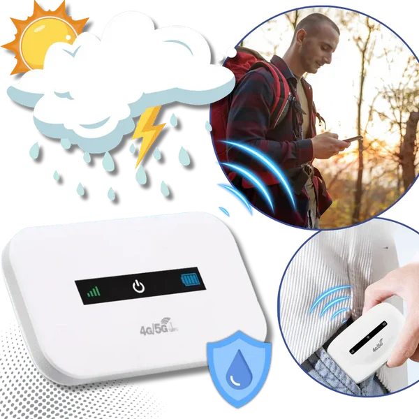 Compact 4G Portable Wi-Fi Hub for Seamless Connectivity