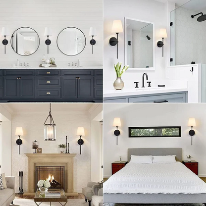 Rechargeable LED Wall Light with Remote Control - 12 Color Options for Bedroom and Hallway