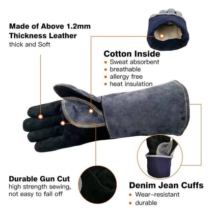 Premium Heat Shield Protective Gloves for Grilling and Welding