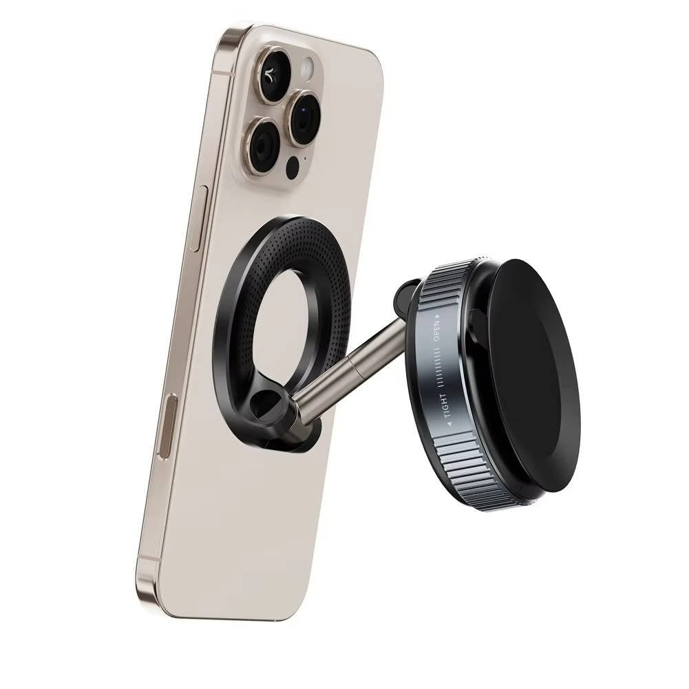 Magnetic Car Phone Holder with 360° Rotation for All Devices