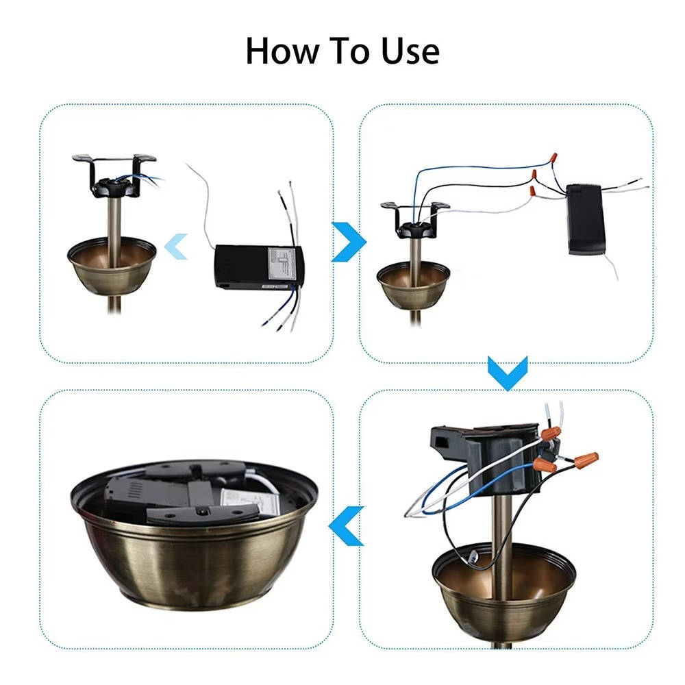 Smart Ceiling Fan Control Hub with App & Remote Access
