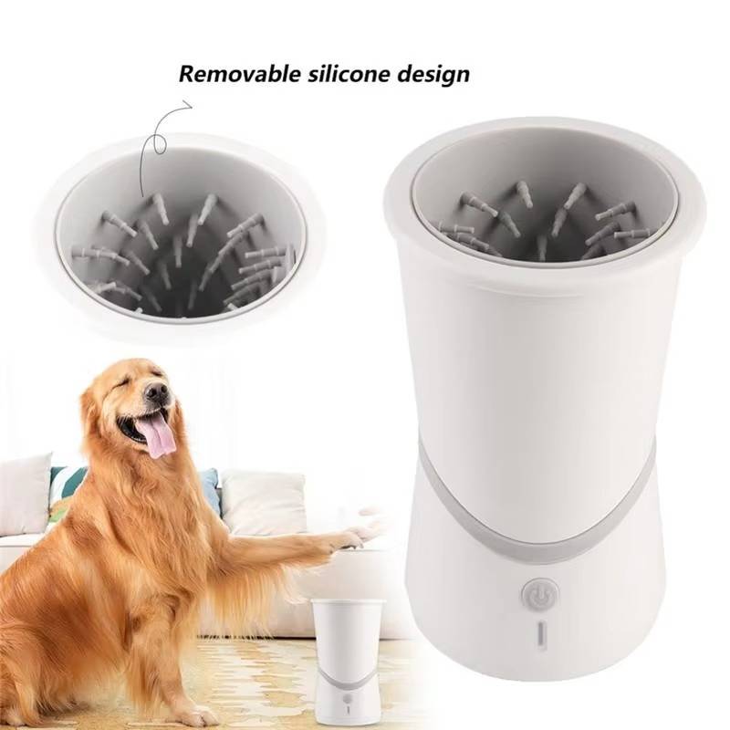 Effortless Paw Cleaning Device with Dual Speed Features