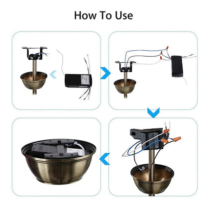 Ceiling Fan Smart Controller with App and Voice Activation, RF Remote