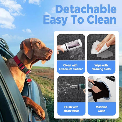 Spacious Dog Car Seat Extender with Sturdy Base – Waterproof & Scratch-Resistant