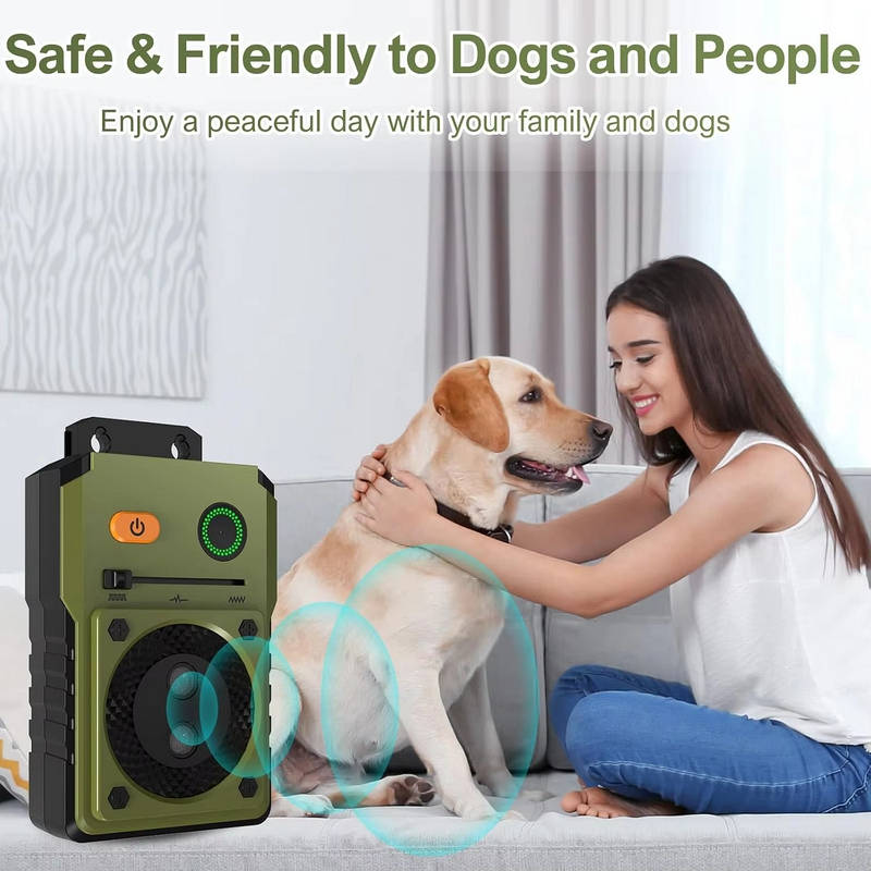 Dog Harmony Ultrasonic Bark Control Device - Rechargeable & Effective