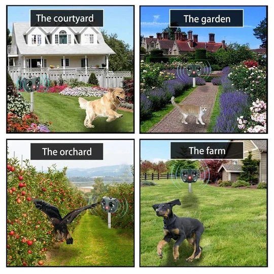 Eco-Friendly Solar Animal Deterrent for Your Garden