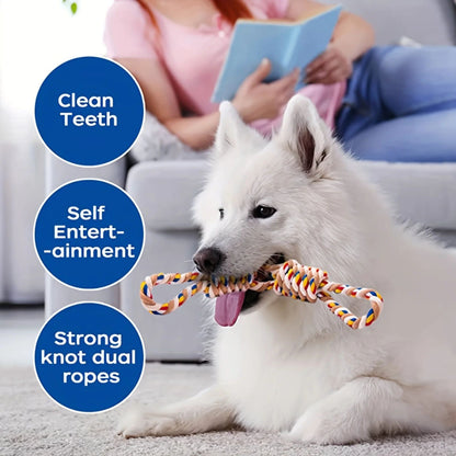 Durable Twisted Cotton Rope Toy for Active Dogs