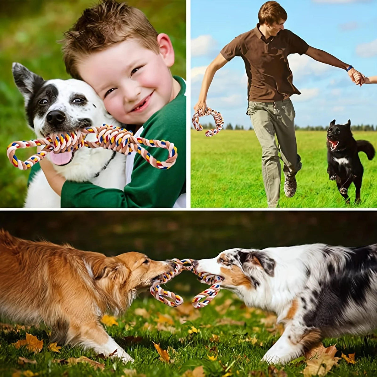 Durable Twisted Cotton Rope Toy for Active Dogs