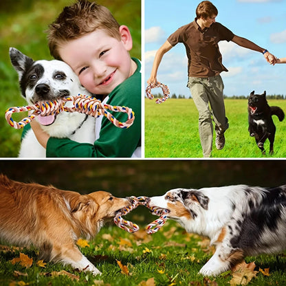 Durable Twisted Cotton Rope Toy for Active Dogs