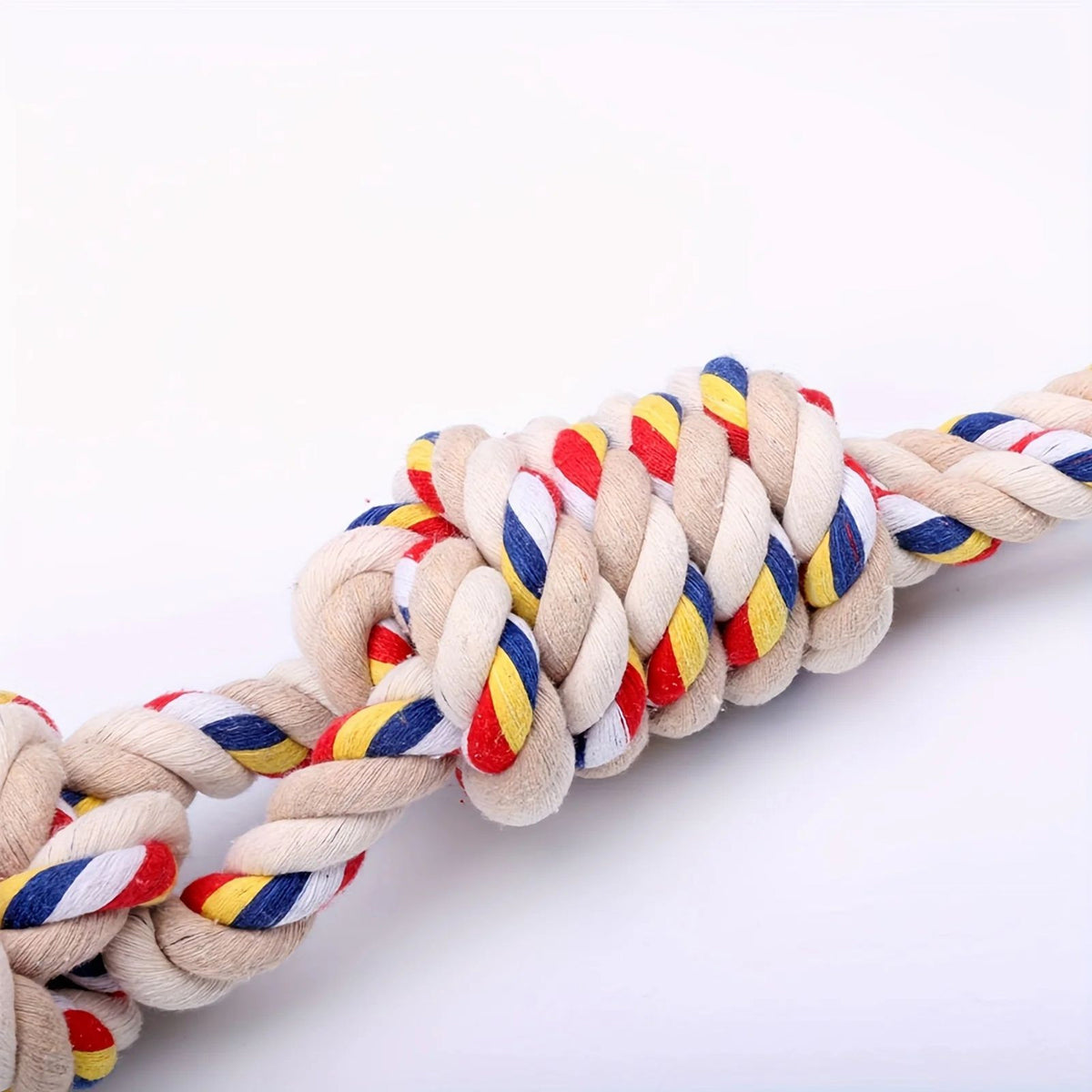 Durable Twisted Cotton Rope Toy for Active Dogs