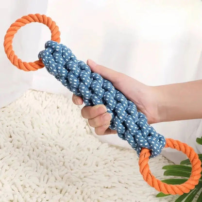 Durable Twisted Cotton Rope Toy for Active Dogs