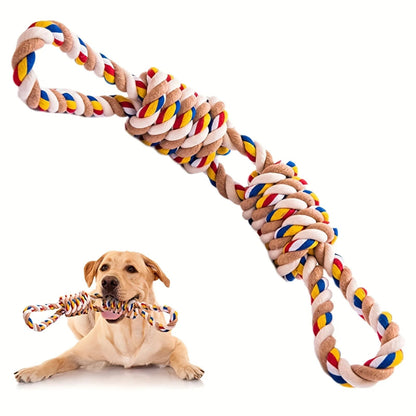 Durable Twisted Cotton Rope Toy for Active Dogs
