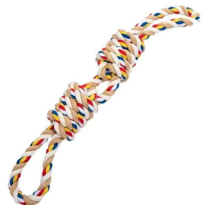 Durable Twisted Cotton Rope Toy for Active Dogs