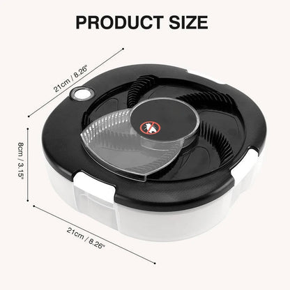 Automatic Insect Catcher with Rotating Mechanism and USB Recharge