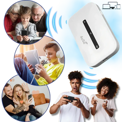 Compact 4G Portable Wi-Fi Hub for Seamless Connectivity