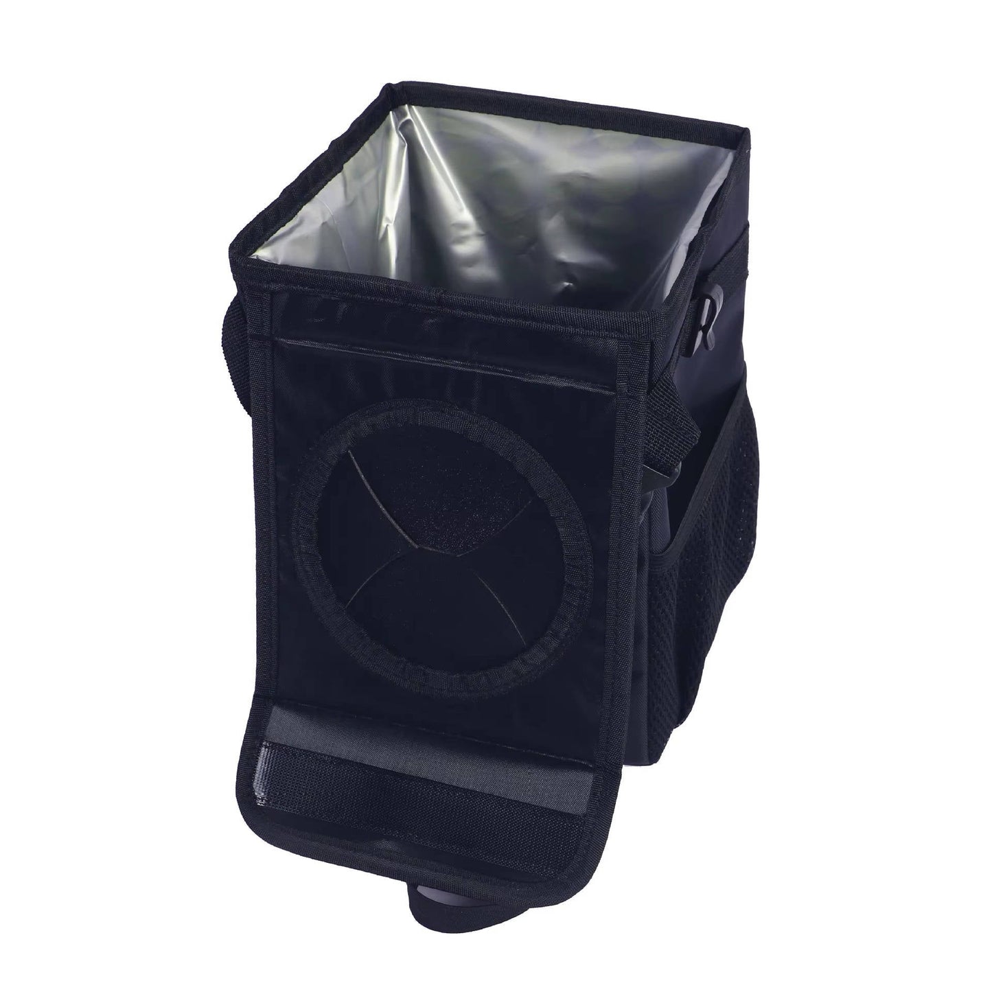 Ultimate Leak-Resistant Car Waste Bin with Storage Pockets