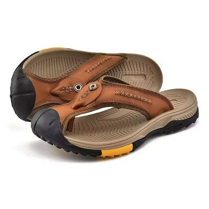 Men's Protective Closed Toe Sandals with Non-Slip Sole