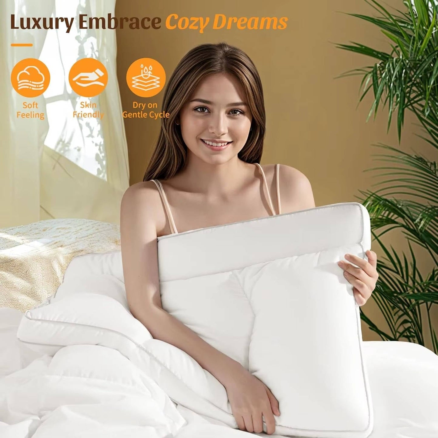 ComfortZone Pillow: 5-Section Support for All Sleep Styles