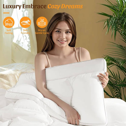 ComfortZone Pillow: 5-Section Support for All Sleep Styles