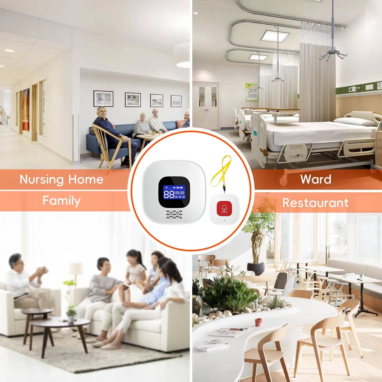 Reliable Emergency Alert System for Seniors with Wireless Connectivity