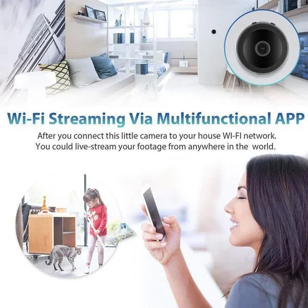 Versatile 1080p Wireless Magnetic Security Camera