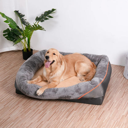 Comfort Haven Orthopedic Dog Bed with Washable Cover
