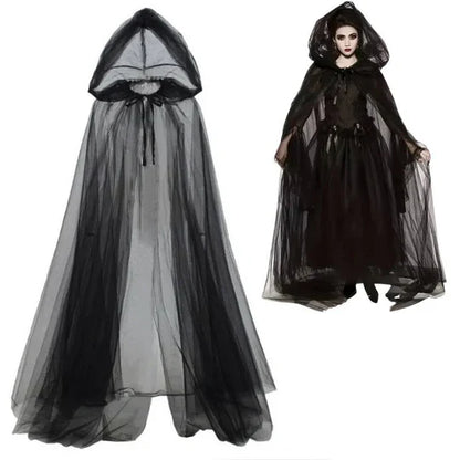 Enchanting Hooded Cloak for Adult Halloween Costumes