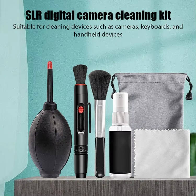 Essential Camera Lens Care Set with Cleaning Solutions