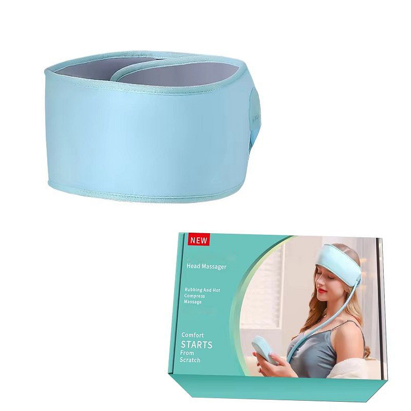 Rechargeable Head Relaxation Cap with Heat and Airbag Massage
