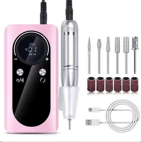 Professional Nail Care Electric Drill with 45,000 RPM Power