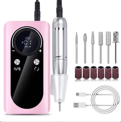 Professional Nail Care Electric Drill with 45,000 RPM Power