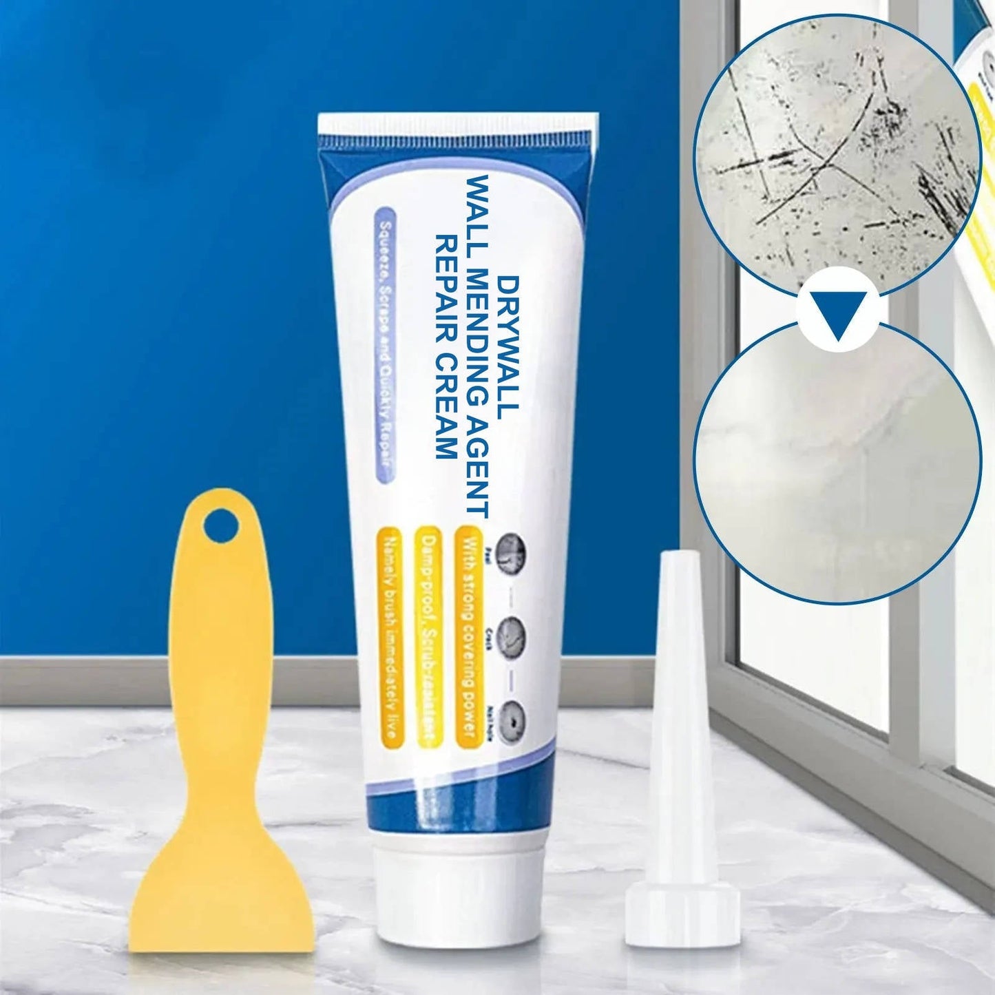 Quick Wall Repair Kit with Scraper and Sanding Tool