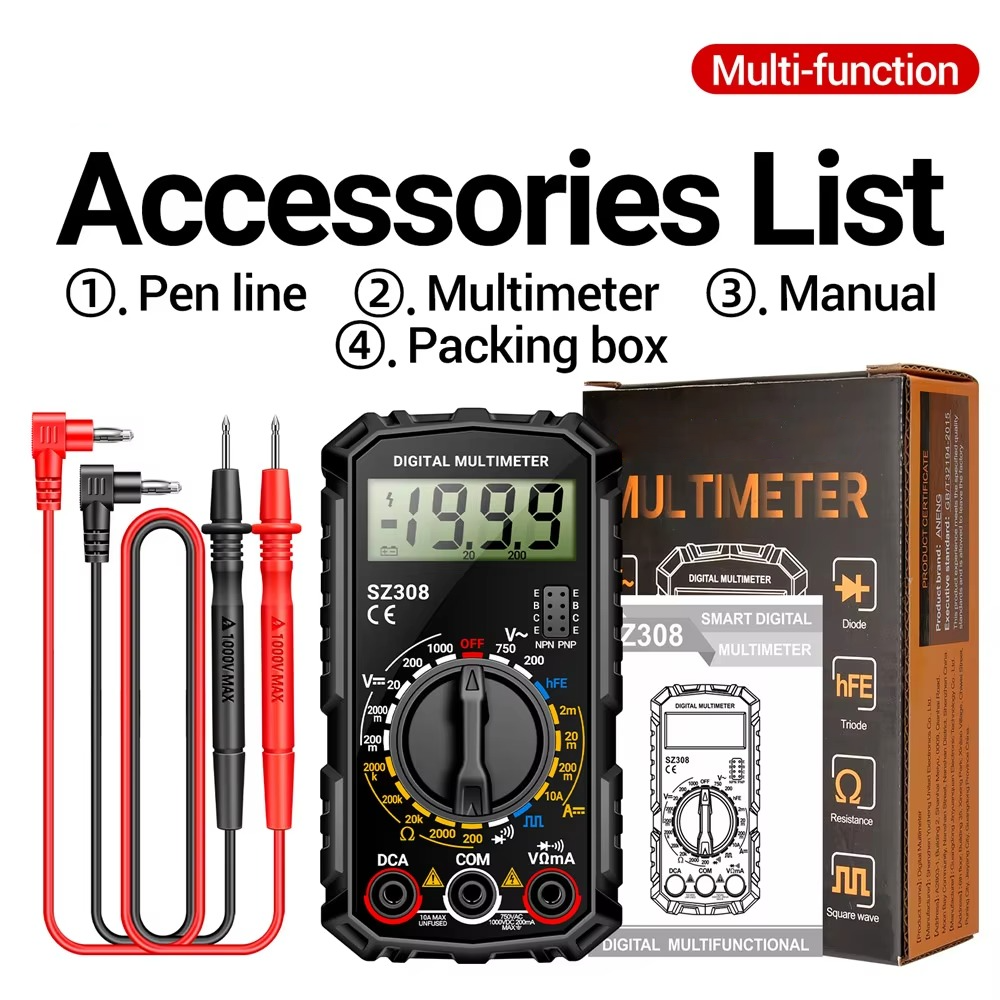 Precision Digital Multimeter for Comprehensive Electrical Testing