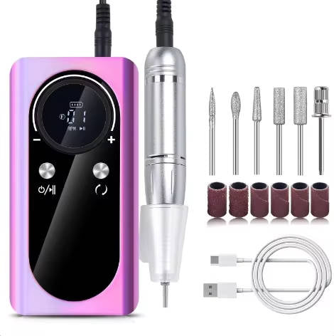 Professional Nail Care Electric Drill with 45,000 RPM Power