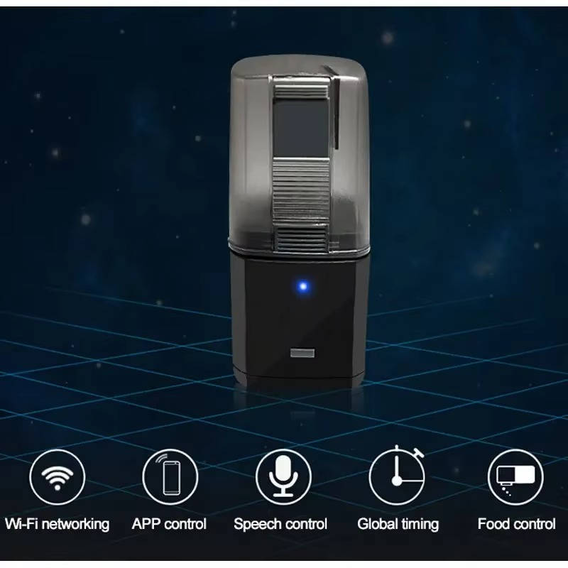 Smart Aquatic Feeder with Voice Activation and Mobile App