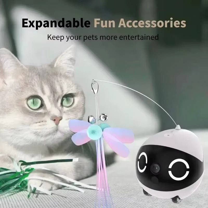 Smart Rolling Pet Monitor with 2K Video and App Control