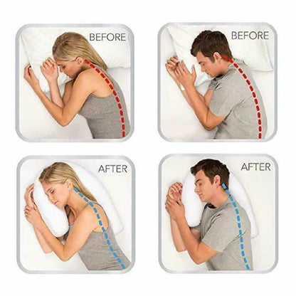 Comfort-First Side Sleeper Pillow for Ear Relief