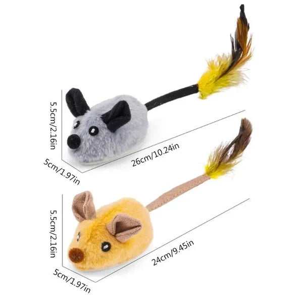 Interactive Mouse Simulator Toy for Indoor Cats