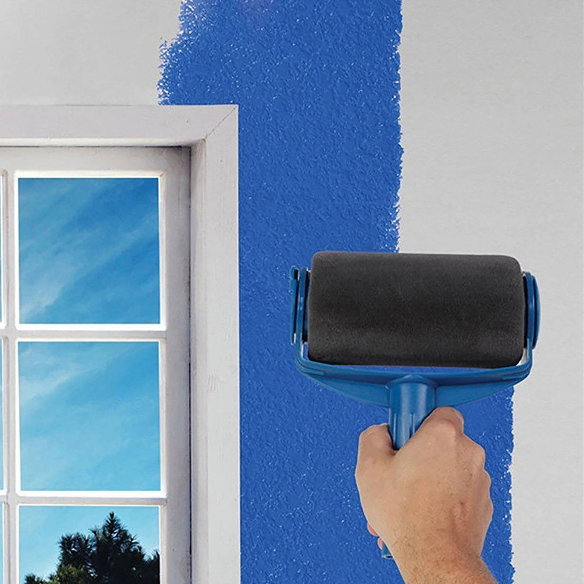 Corner Precision Paint Roller Set with Detail Brush & Sponge