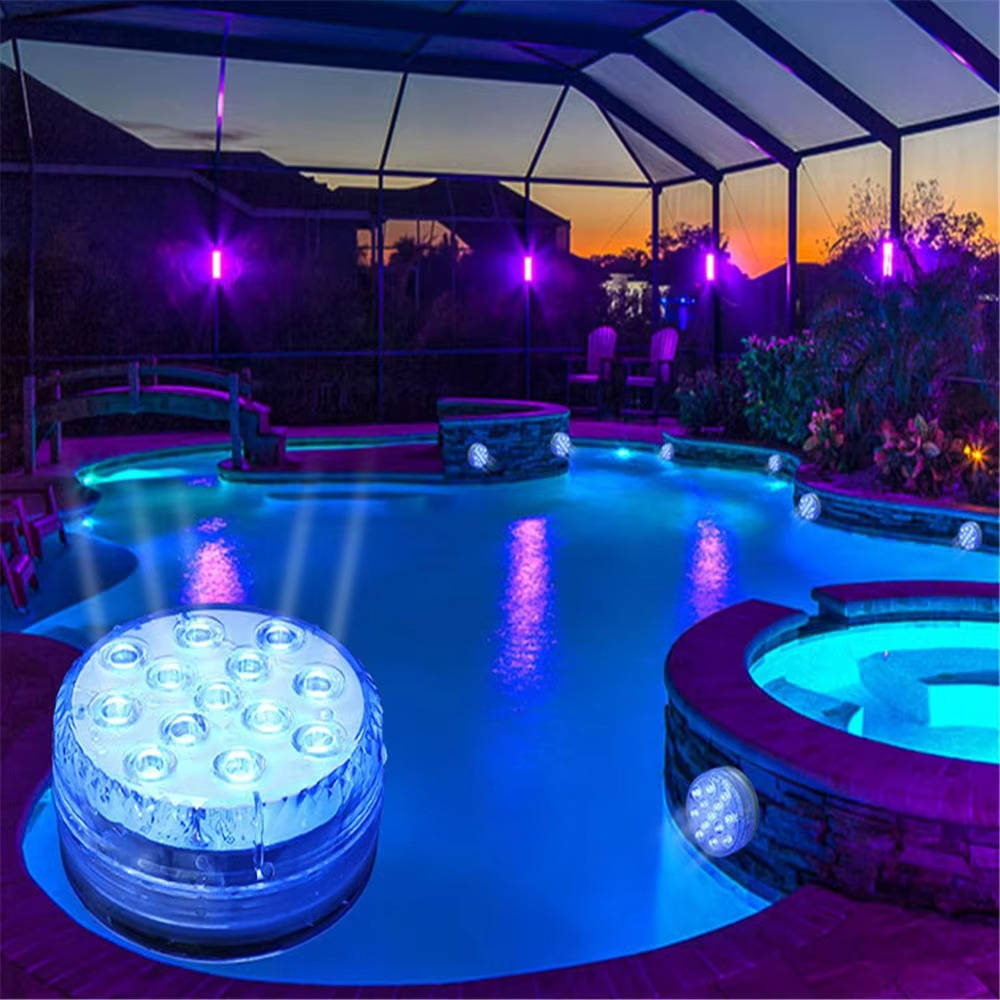 Illuminate Your Pool with Remote-Controlled LED Lights