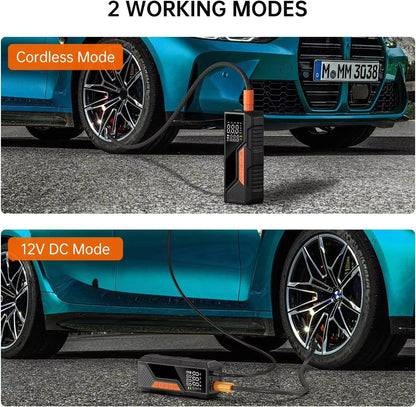 Compact Air Pump Pro 150 PSI - Cordless Tire Inflator