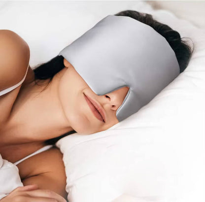 SereneDream Weighted Eye Mask for Ultimate Sleep Comfort