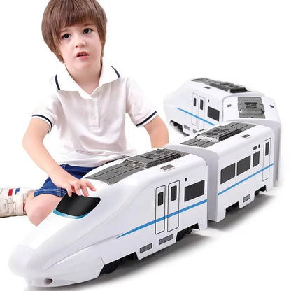 Engaging Train Set with Four Removable Cars and Vibrant Lights