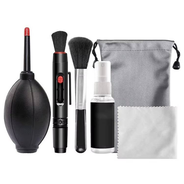 Essential Camera Lens Care Set with Cleaning Solutions