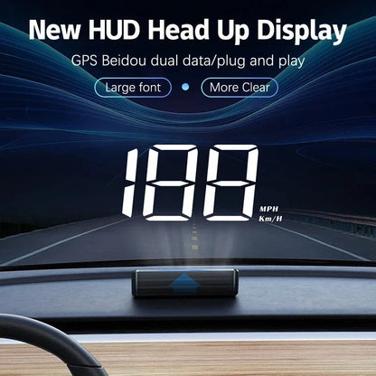 DashMate Speed Tracker with LED Windshield Display