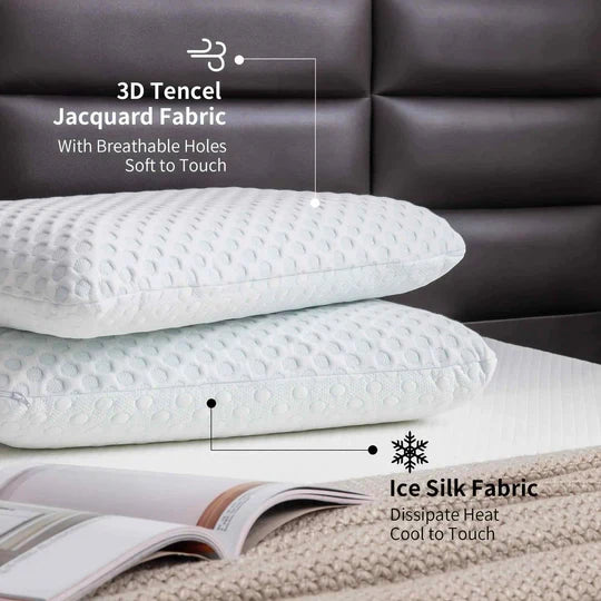 ChillComfort Memory Foam Pillow for Refreshing Sleep